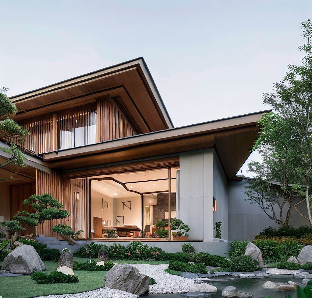 Una casa diseñada para evocar una sensación de calma y paz interior, inspirada en la filosofía Zen.
